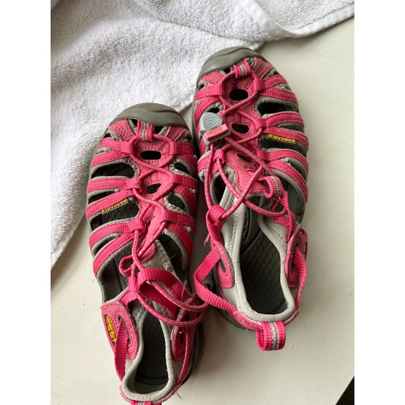 Kid’s Keen Whisper Waterproof Sandals Size 1 Honeysuckle Pink - Picture 9 of 9